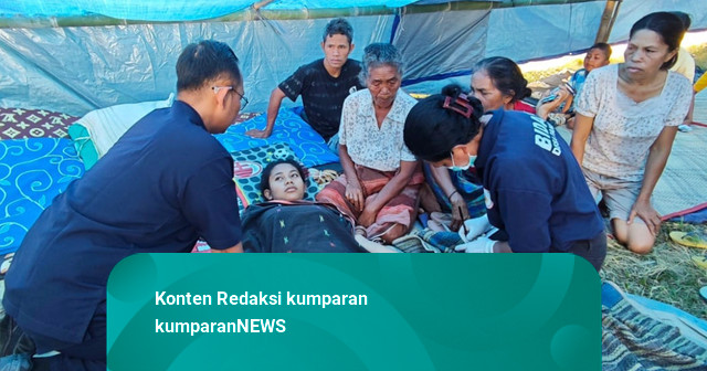 Pengungsi Gempa NTT Capai 150.576 Jiwa, 5.012 Gempa Susulan Terjadi