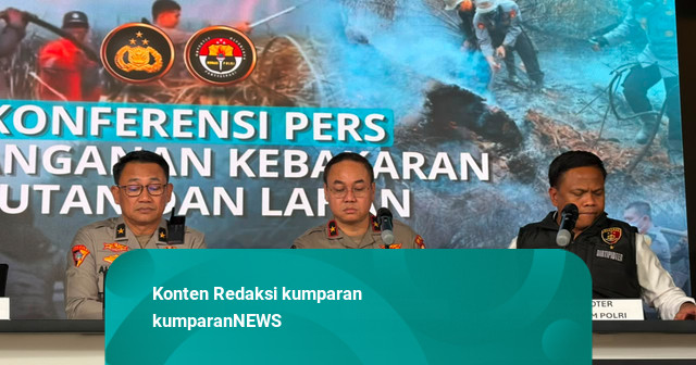 Polri Tetapkan 72 Orang Jadi Tersangka Karhutla di Kalimantan-Sumatera