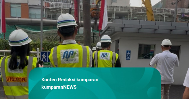 Ngecek Proyek Extended Concourse MRT Bundaran HI, Kebanggaan Gubernur Pram
