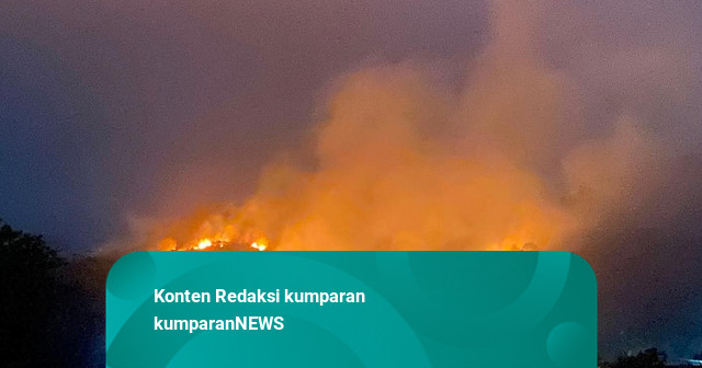 Kebakaran Lahan di Pabuaran Sukabumi Sempat Ancam Permukiman Warga