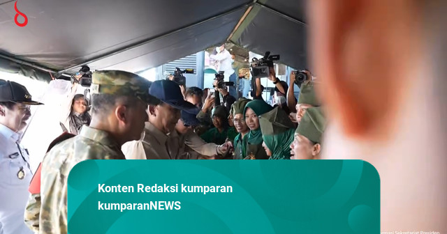 Prabowo Tinjau Posko Pengungsian Korban Gempa NTT di Nagekeo