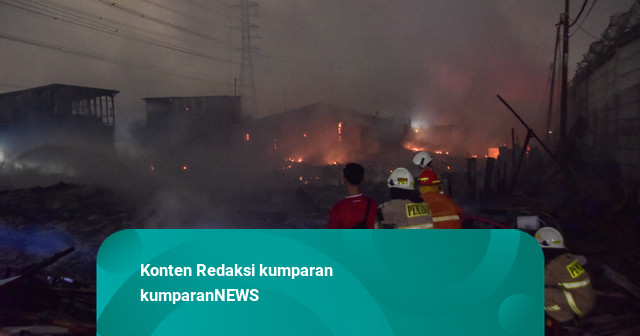Kebakaran Rumah di Muara Angke, 2 Warga Terluka