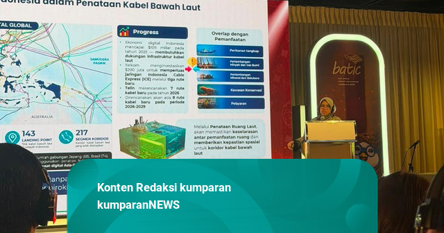 Indonesia Incar Posisi Hub Kabel Bawah Laut Dunia, KKP Siapkan Koridor
