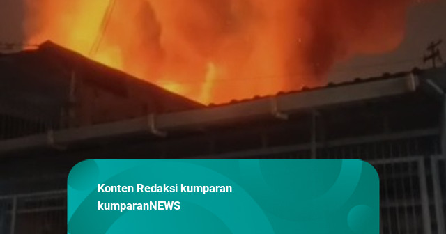 Pemukiman Padat di Sawah Besar Jakpus Terbakar, 12 Unit Damkar Meluncur