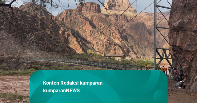 Foto: Banjir Bandang Terjang Grand Canyon, Lebih dari 20 Orang Hilang