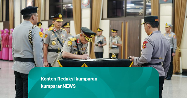 Kapolri Pimpin Sertijab, Sejumlah Pejabat Tinggi Polri Resmi Tempati Pos Baru