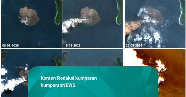 Kronologi Visual Gunung Anak Krakatau: Dari Agustus hingga Erupsi September 2026