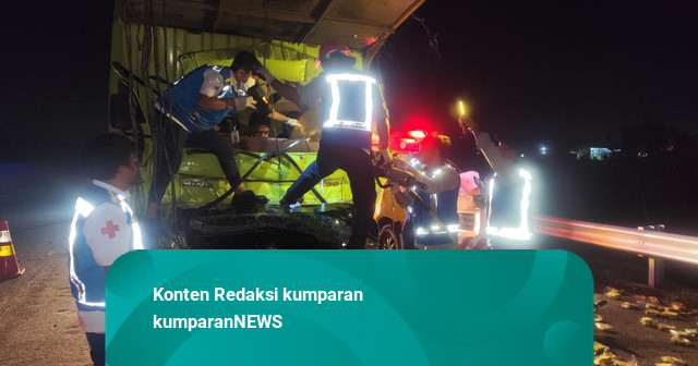 Truk Tabrak Truk di Tol Sergai Sumut, 3 Orang Meninggal