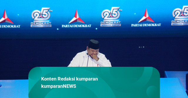 Serba-serbi Prabowo Hadiri HUT ke-25 Demokrat