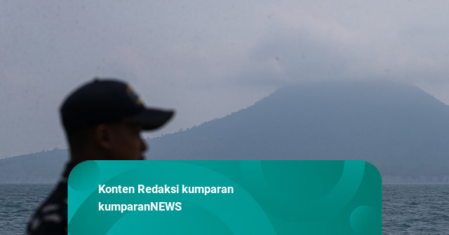 Foto: TNI AL Menyisir Selat Sunda, Cari Wartawan Hilang di Sekitar Anak Krakatau