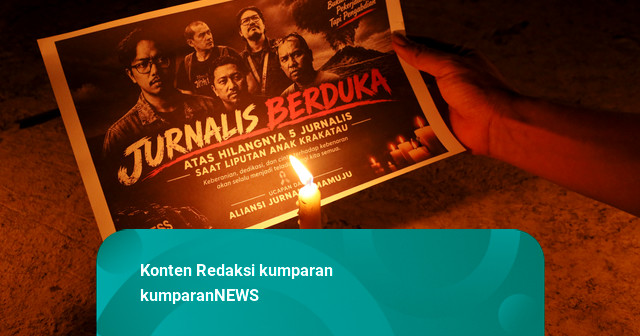Foto: Doa Bersama di Berbagai Daerah Untuk Jurnalis Hilang di Selat Sunda