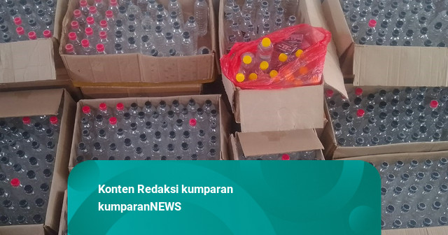Polres Malang Sita 2.307 Botol Miras Ilegal saat Operasi Cipta Kondisi