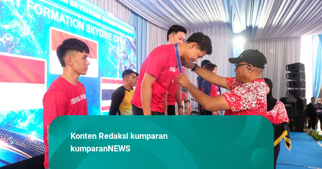 Dua Kejuaraan Skydiving Internasional di Wind Tunnel Brimob Sukses Digelar Polri