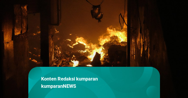 Area Pembuangan Sampah di Kalideres Terbakar, Disertai Suara Ledakan