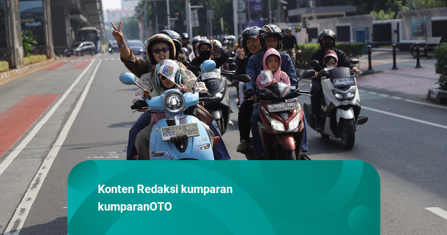 Keseruan Motoran Bareng Si Kecil di kumparan On The Road Peringati Hari Anak