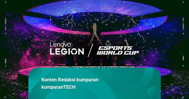Lenovo Jadi Mitra Esports World Cup 2026 di Paris, Gadget Legion Dipakai Atlet
