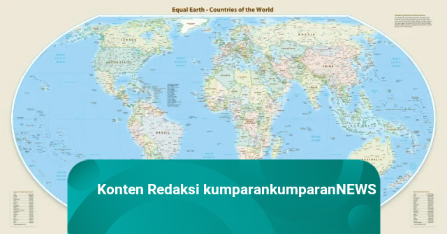 Photo: kumparan.com UN Adopts New Map to Accurately Reflect Africa's True Size