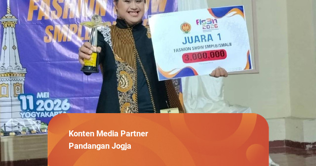 Nathan, Siswa Down Syndrome asal DIY Juara 1 Fashion Show FLS3N Nasional 2026