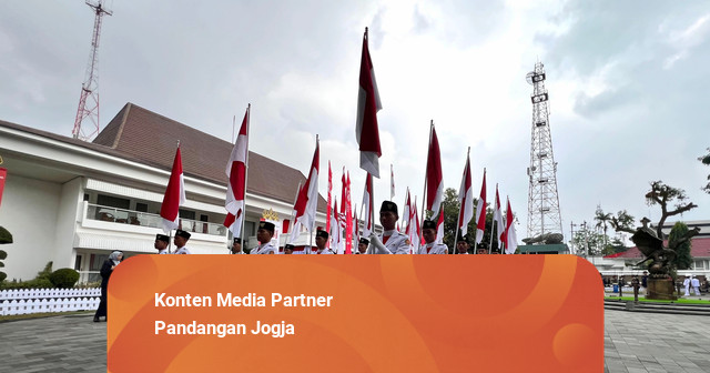 Foto: Upacara HUT ke-81 RI di Istana Kepresidenan Yogyakarta