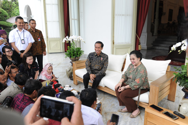 Jokowi menjamu makan siang Megawati (Foto: Setpres) (Foto: photographer/kumparan)