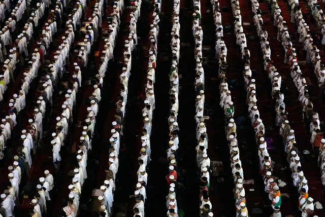 Ilustrasi salat berjamaah (Foto: Aditia Noviansyah)