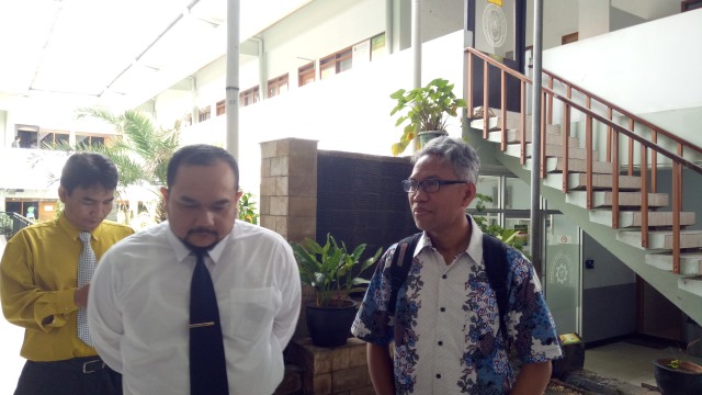Buni Yani bersiap melanjutkan Sidang Praperadilan di Pengadilan Negeri Jakarta Selatan (Foto: Marcia Audita)