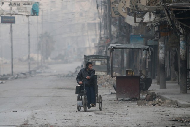 Konflik di Aleppo, Suriah (Foto: Reuters/Abdalrhman Ismail)