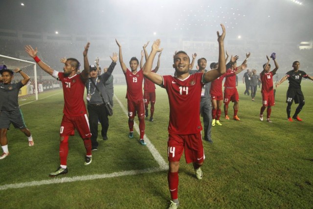 Timnas Indonesia di Piala AFF 2016.