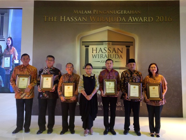 Malam penganugerahan Hasan Wirajuda Award ditujukan kepada mereka yang berjuang melindungi WNI di luar negeri. Foto: Akbar Muhammad/Kumparan