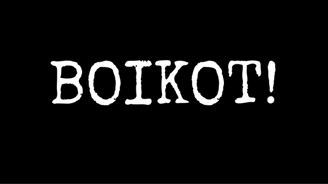 Desain boikot