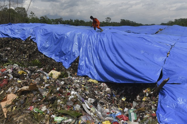 Sampah di TPA Talangagung (Foto: Antarafoto)