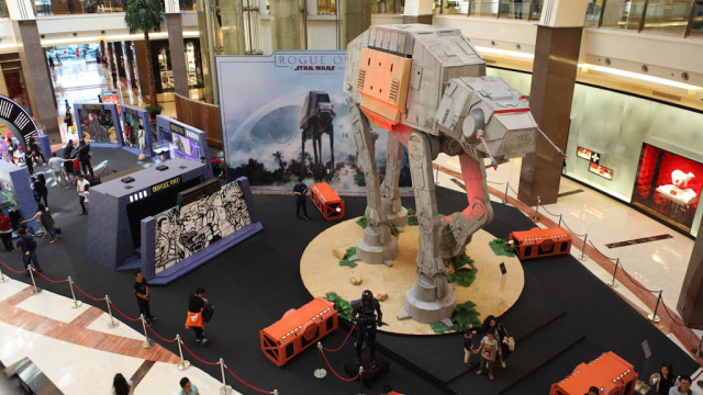 Pameran Rogue One di mal. (Foto: Dok. Disney Studios Indonesia)