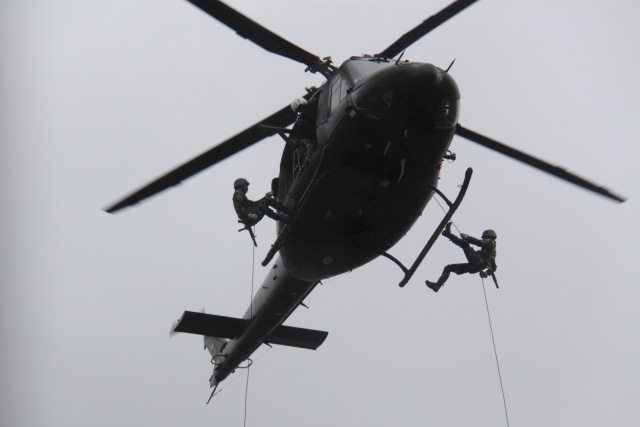 Ilustrasi helikopter (Foto: Antara/Ampelsa)