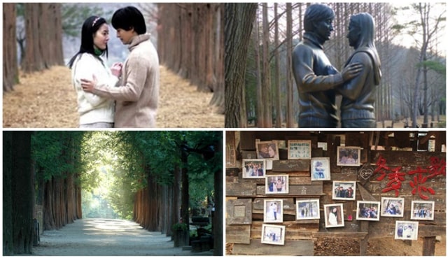 Jejak drama Winter Sonata di Nami Island (Foto: Istimewa)
