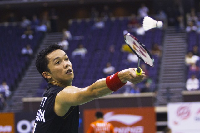 Taufik berlaga di Singapura Terbuka 2011. Foto: Getty Images