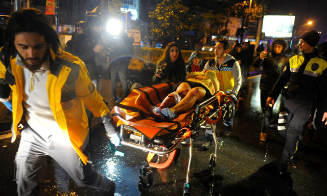 Serangan senjata api di klub malam Istanbul. (Foto: Akin Celiktas/Dogan News Agency/REUTERS)