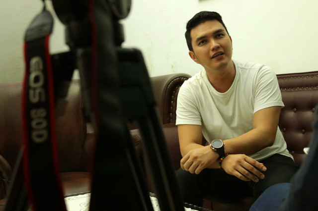 Aldi Taher bercerita mengenai penyakitnya (Foto: Fanny kusumawardhani/kumparan)