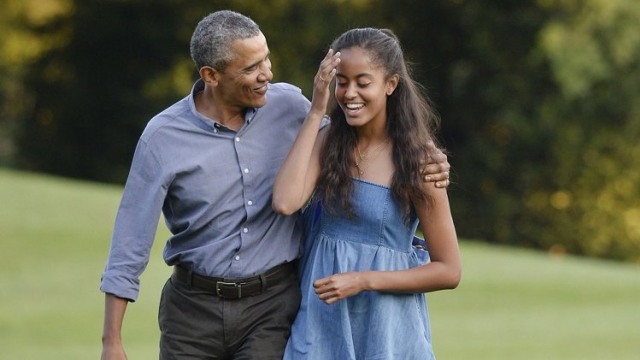 Barack Obama berusaha menjadi ayah yang terbaik. (Foto: Instagram @tiba_naturals)