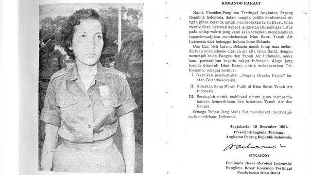 Herlina Kasim, pejuang Trikora. (Foto: Dok. Buku Pending Emas)