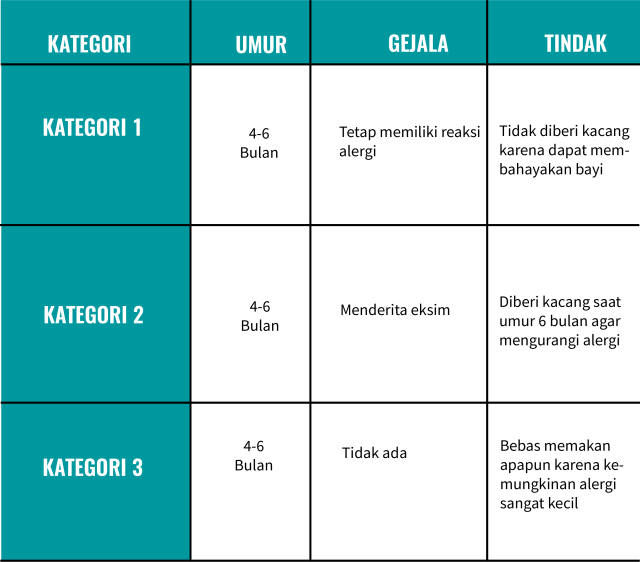 Kategori bayi terhadap alergi kacang. (Foto: Muhammad Faisal Nu'man/kumparan)