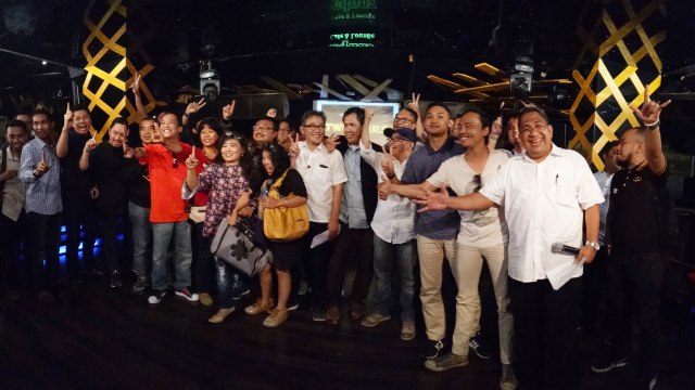 Acara Twitwars bersasama 3 perwakilan tim sukses (Foto: Kevin Kurnianto/kumparan)