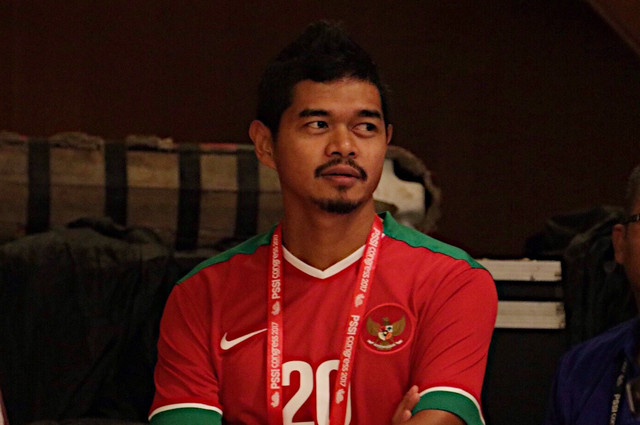 Bambang Pamungkas di Kongres PSSI 2017. (Foto: Fanny Kusumawardhani/kumparan)