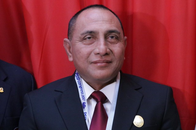 Edy Rahmayadi menghadiri Kongres PSSI 2017 (Foto: Fanny Kusumawardhani/kumparan)