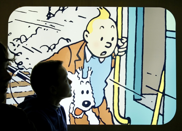 Ilustrasi tintin (Foto:  Reuters/Yves Herman/Herge-Moulinsart)