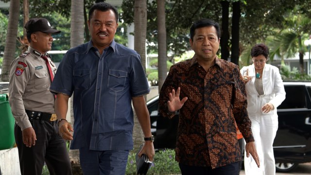 Rudy Alfonso dan Setya Novanto Foto: Fanny Kusumawardhani/kumparan