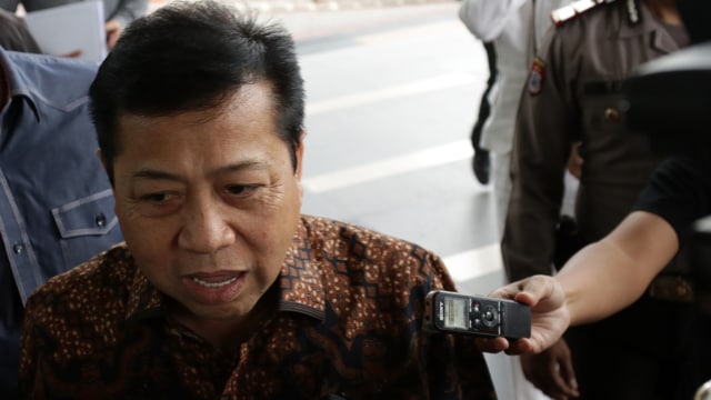 Setya Novanto diperiksa KPK terkait kasus e-KTP (Foto: Fanny Kusumawardhani/kumparan)