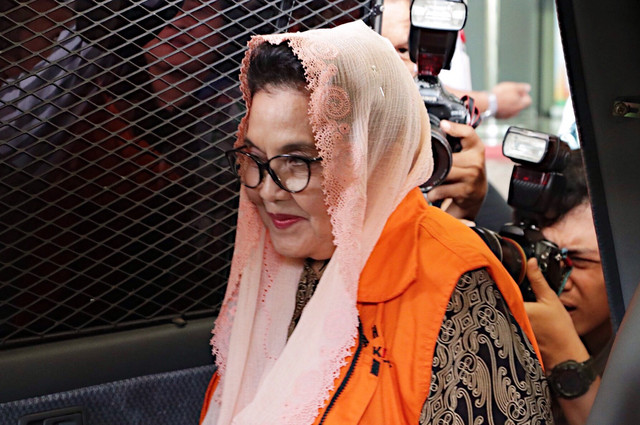 Mantan Menteri Kesehatan, Siti Fadilah Supari. (Foto: Fanny Kusumawardhani/kumparan)