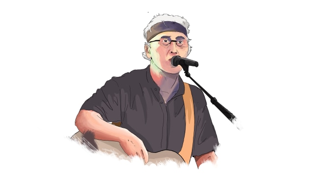 Iwan Fals, Pelantun lagu 22 Januari. (Foto: Muhammad Faisal Nu'man/kumparan)