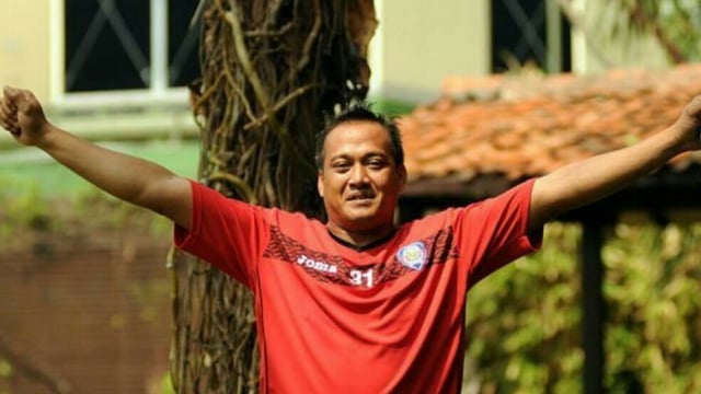 Achmad Kurniawan kiper Arema FC. (Foto: Twitter/@aremaFC)
