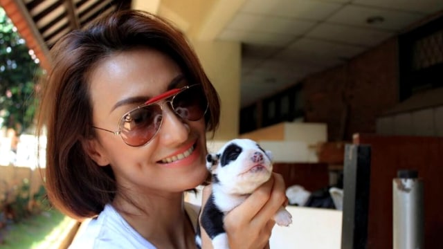 Davina Veronica, selebriti penyelamat satwa. (Foto: Instagram @davinaveronica_gsi)